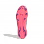Adidas F50 Hyperfast League Mid FG J - Branco/Roxo/Rosa 